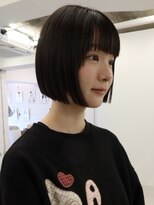フル(FULL)&nbsp;重め暗髪ぱっつんボブ/ワイドバング