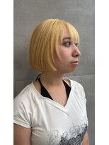 バーチ バイ クロップエス(BIRCH by crop es) 抜きっぱブロンド×タッセルボブ♪