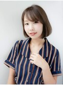 シースルーバング アッシュブラウン★★