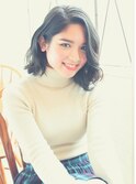 外国人風ブルージュ　ほつれウェーブ