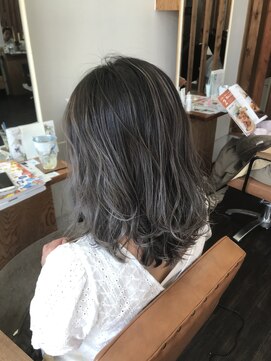 ヘアーアンドメイク アネラガーデン(HAIR&MAKE Anela garden) 透明感！バレイヤージュ！オシャレカラー