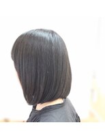 ヘアーアート エイキチ(Hair art eikichi) 前下がり切りっぱなしボブ
