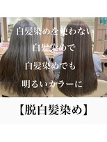 アッシュ 練馬店(Ash) 白髪ぼかしハイライト&髪質改善トリートメント