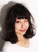 ボブショートバング