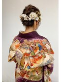 【BelleCoupes】足立美佐恵 成人式 振袖 着付けヘアセット