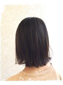ナチュラル切りっぱなしボブ☆