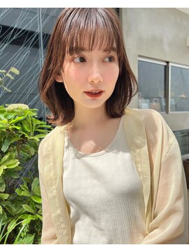 ミンクス 青山店(MINX) くびれボブ 外ハネ 20代30代40代　【清水豊】