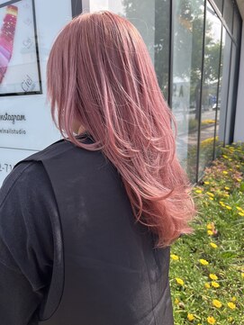 サラビューティーサイト 志免店(SARA Beauty Sight) いちごミルク風カラー/SARA志免★田村