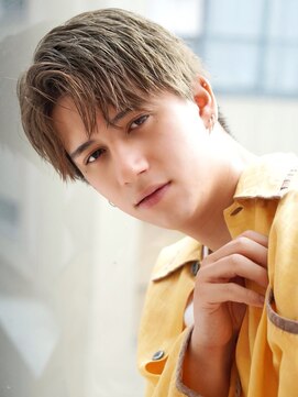 アルファ 新宿(alpha) サーフカール/ 刈り上げセンターパート/ブルーブラック[新宿駅]