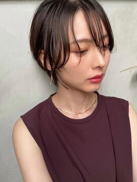 アトリエ フェム(atelier.fem) 大人ショート×長めバング
