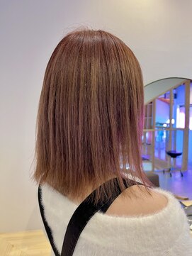 レンク(LENC) オレンジカラー×ブリーチカラー