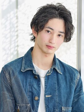 ミチオ ノザワ ヘアサロン ギンザ(Michio Nozawa HAIR SALON Ginza) 爽やかアップバング、ウェーブhair