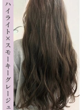 ドラゴンアイ 桃加 スモーキーグレージュ×ハイライト