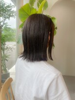 ゴカン(Gokan)&nbsp;オリーブグレージュカラーボブ/tsukasa