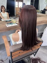 ティティ(TiTi)&nbsp;ブリーチなしカラー！レッドオレンジカラー！[TiTi_福田りの]