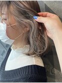インナーカラー×グレージュ