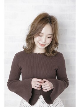 アフロディーテ 銀座(APHRODITE GINZA) 黒髪/グレーベージュ/レイヤーロング/前髪パーマ/銀座