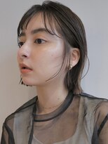 ノイカーム(noi Calm)&nbsp;顔周りレイヤーカットグレージュカラーくびれボブショートカット