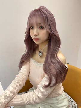 ボタン シブヤ(VOTAN SHIBUYA) 韓国ヘア/顔まわりカット/くびれヘア/前髪あり