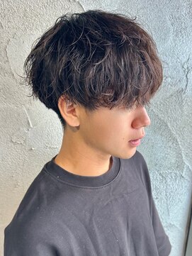 ニアウ 高崎店(Niau) ソフトツイストパーマニュアンスパーマメンズパーマ群馬高崎眉毛