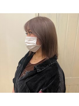 クラン ヘアーアンドスタジオ(CLAN hair & studio) ホワイトベージュカラー