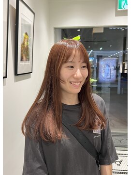 シアン 矢場町店(CYAN.) ブリーチなしでできる暖色カラー