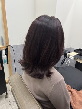 フレームプラス 御堂筋難波店(FRAME +) ピンクラベンダーで艶カラー☆