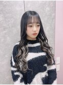心斎橋×プルエクステ×ハイライト×インナーカラー
