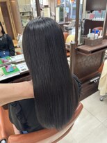 ウィーブ 成田店(Weve)&nbsp;くびれヘア/アプリコットオレンジ/ハイライトカラー/縮毛矯正