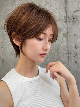 シー バイ ロンド 新宿(Sea by Lond) ミニウルフ×チェリーブラウン[くびれヘア/イメチェン/夏]