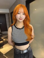 ジーナ 名駅(XENA.)&nbsp;《YURI》オレンジ/ビビットオレンジ/ブリーチ1回