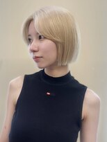 テン バイ アンブルリュクス 池袋(teN +by ambleluxe)&nbsp;ボブ/ブリーチ/切りっぱなしボブ