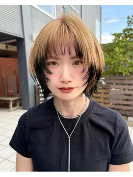 ヘアラウンジ アングゥ(hair lounge ungu) レイヤーボブ