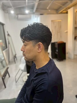 ソイクフ(SOY KUFU) 20代30代40代◎刈り上げセンターパートのサーフカール