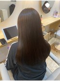 セミロング×ショコラブラウン
