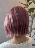 大人可愛い20代30代40代小顔/切りっぱなしボブ/くびれミニボブ