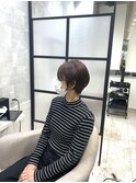 白髪ぼかし/白髪改善カラー/ショート/透明感カラー/脱白髪染め