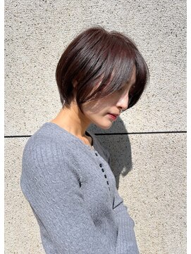 オーロ Costa西宮北口(ORO) 大人ショートボブ丸みショートカットマッシュショート前髪あり