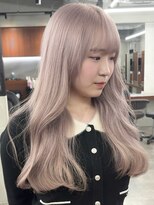 ニコ トウキョウ 渋谷(nico TOKYO)&nbsp;ホワイトベージュダブルカラーハイトーン韓国レイヤー