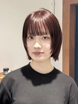 クロ 代官山(CURO) レイヤーボブ/小顔ヘア/切りっぱなしボブ/ボブ/外ハネボブ
