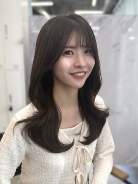 アリュウル 表参道(ALLURE) 韓国くびれレイヤーカット×ココアブラウン◯伊藤