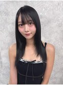 イメチェンピンクベージュアンブレラカラー前髪八王子