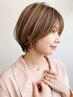 【人気No.2★】白髪ぼかし透明感白髪染め+カット ¥13860→¥12100