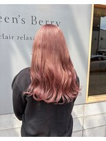 ヘアリラクゼーション クインズベリー(Hair Relaxation Queen's Berry) ピンクベージュ桜ピンク4.1