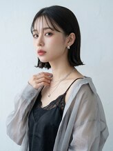 ヘアーメイク ライズ 西田辺店(Hair make rise;)&nbsp;大人可愛い20代30代40代小顔ひし形ショートボブ外ハネボブ