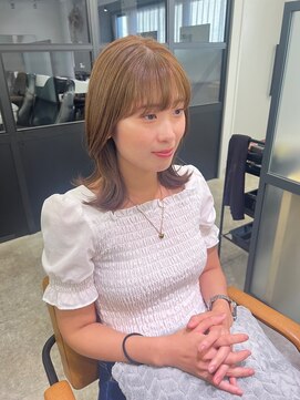 セイル(Sail) くびれヘアアプリコットオレンジくびれカット8.6