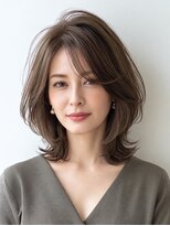 ハーツ 青山表参道店(Heart's) 40代50代60代/白髪ぼかしハイライトミディアムレイヤー