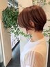 《仕事帰りにも◎》指名限定クーポン！似合わせカット＋リタッチカラー￥9900