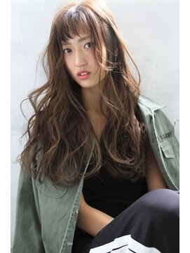 ブラン 天王寺(Blanc) 【Blanc/天王寺】くせ毛風ゆるパーマ＿ラフカール＿セミロング