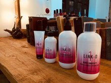 カラー剤の準備☆ここで「リンクDトリートメント」をカラー剤に配合♪ダメージを極力軽減☆